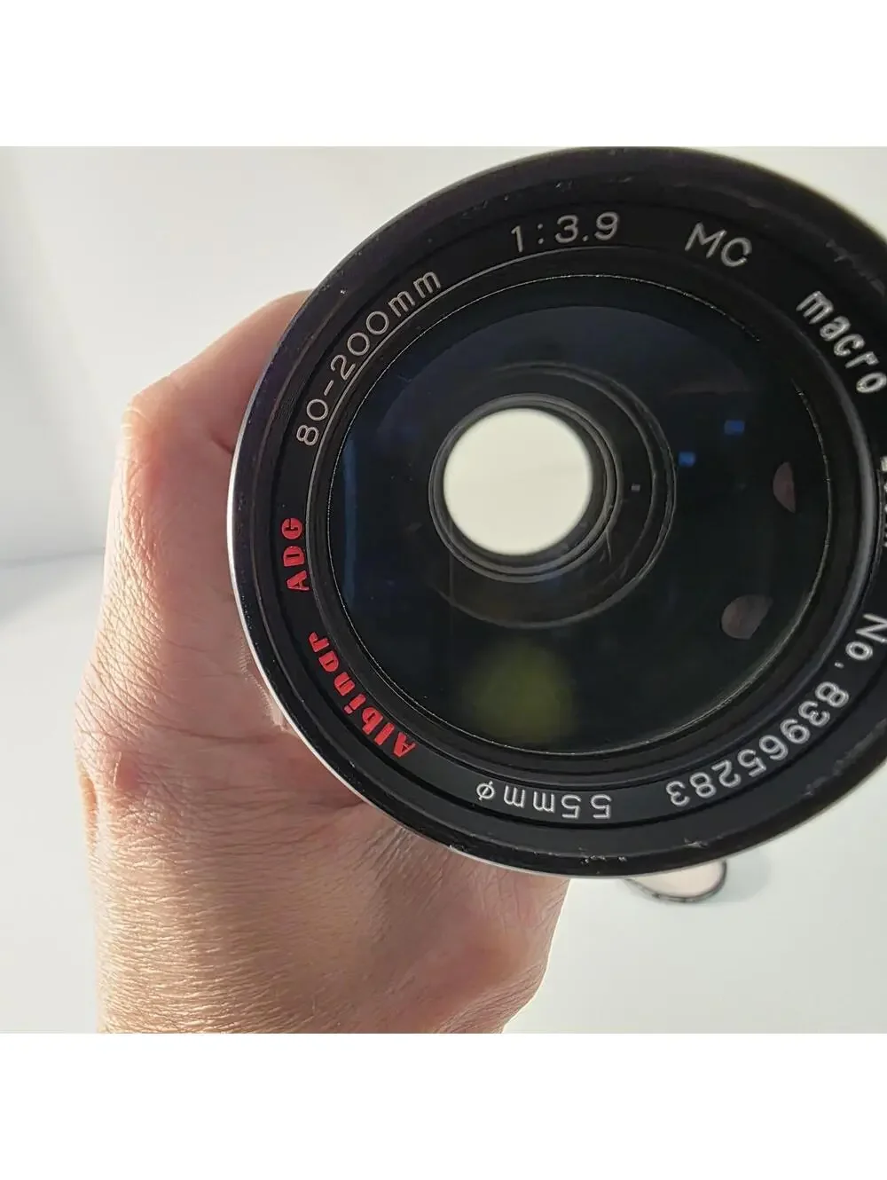 Albinar ADG 80-200mm 1:3.9 Macro Zoom Lens for Canon FD Mount - Black